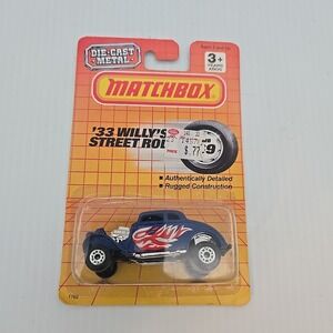 1993 Matchbox Ford Willy's Street Rod  #69 of 75 White Get‎ in the fast lane